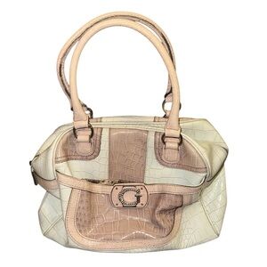 Pink and White Guess Purse